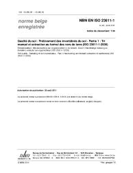 NBN EN ISO 23611-1:2011