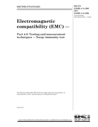 BS EN 61000-4-5:1995