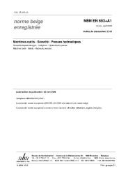 NBN EN 693+A1:2009
