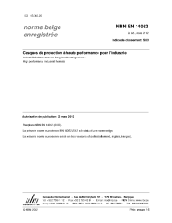 NBN EN 14052:2012