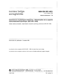 NBN EN ISO 4651:1995