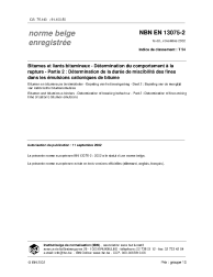 NBN EN 13075-2:2002