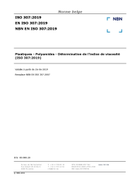 NBN EN ISO 307:2019