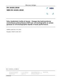 NBN EN 16181:2018