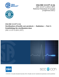 CSA ISO 11137-2:16 (R2021)