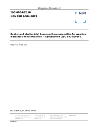 NBN ISO 6804:2021