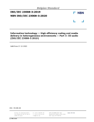 NBN ISO/IEC 23008-3:2020