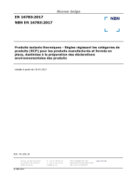 NBN EN 16783:2017