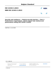 NBN ISO 22343-1:2023
