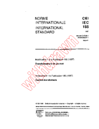 IEC 60185:1987/AMD1:1990