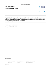 NBN EN 484:2019