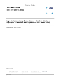NBN ISO 28641:2021
