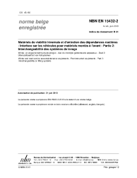 NBN EN 15432-2:2013