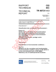 IEC TR 60721-4-3:2001/AMD1:2003