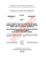 CISPR 14:1975/AMD1:1980
