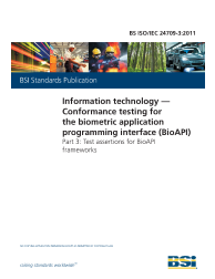 BS ISO/IEC 24709-3:2011
