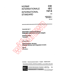 IEC 60747-6:1983/AMD1:1991