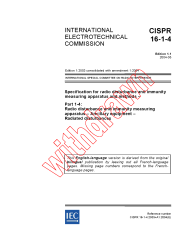 CISPR 16-1-4:2003+AMD1:2004 Consolidated