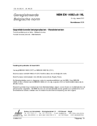 NBN EN 14992+A1 NL:2013