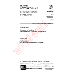 IEC 60449:1973/AMD1:1979