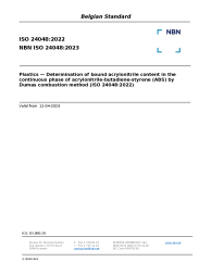NBN ISO 24048:2023