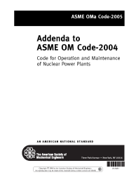 ASME OM-2005 - ADDN-A