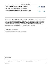 NBN EN ISO 15614-1:2017/A1:2019