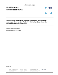 NBN EN 1501-3:2021