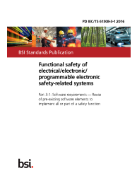 PD IEC/TS 61508-3-1:2016
