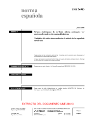 UNE 26513:2004 (R2013)