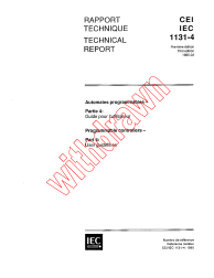IEC TR 61131-4:1995
