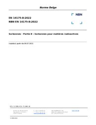 NBN EN 14175-8:2022