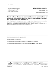 NBN EN ISO 14403-2:2012