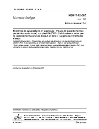 NBN T 42-605:2007