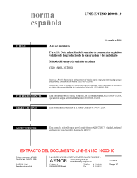 UNE-EN ISO 16000-10:2006 (R2009)