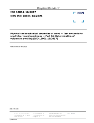 NBN ISO 13061-16:2021