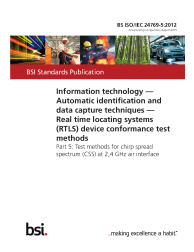 BS ISO/IEC 24769-5:2012