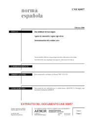 UNE 83957:2008 (R2019)