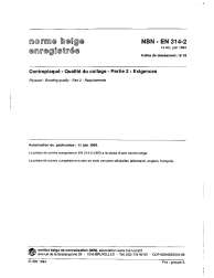 NBN EN 314-2:1994