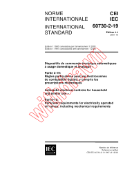 IEC 60730-2-19:1997+AMD1:2000 Consolidated