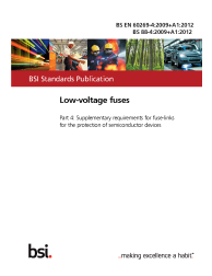 BS EN 60269-4:2009+A1:2012