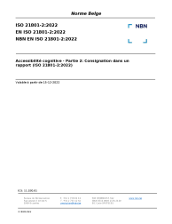 NBN EN ISO 21801-2:2022