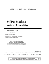 ASME B5.47-1972 (R2008)