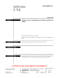 UNE 66925:2002 IN (R2010)