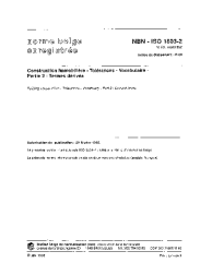 NBN ISO 1803-2:1992
