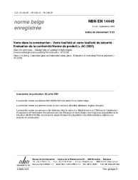 NBN EN 14449:2005