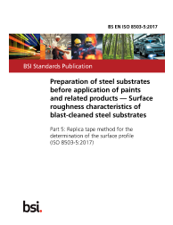 BS EN ISO 8503-5:2017