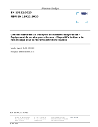 NBN EN 13922:2020