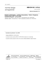 NBN EN ISO 11979-8:2009
