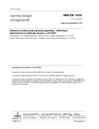 NBN EN 14246:2006